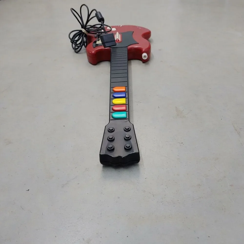 Guitar Hero Gibson SGPlayStation 2 PS2 PSLGHWired Red Octane NO WHAMMY SPRING